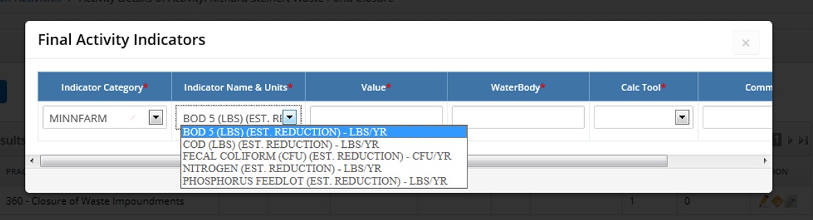 How to Enter Pollution Reduction Estimates 